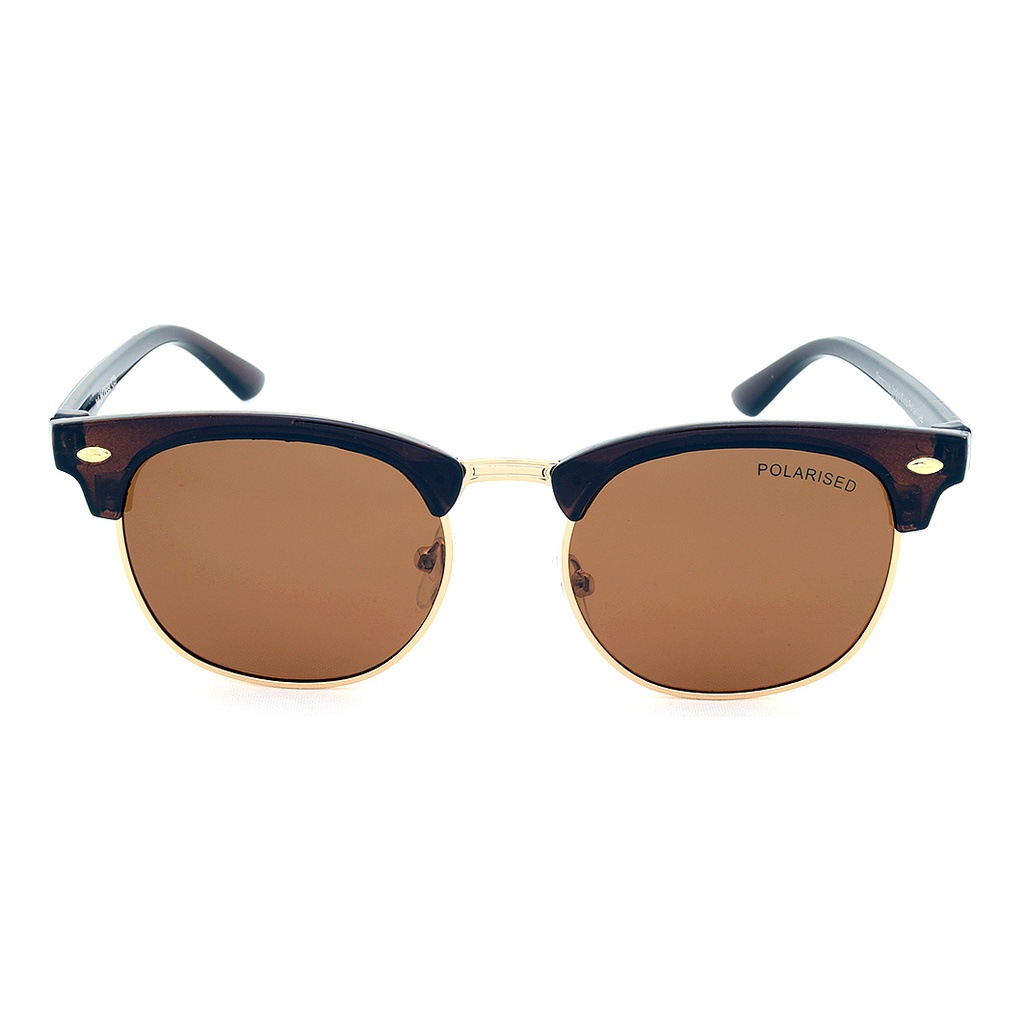 Mangrove Jacks - Mangrove Jacks Kids MJK069 C3 Dark Crystal Brown & Light Gold / Brown Polarised Lenses