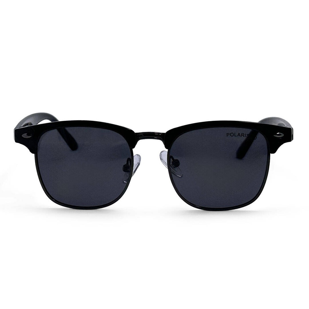 Mangrove Jacks - Mangrove Jacks Kids MJK72 C1 Shiny Black w Gunmetal / Smoke Polarised Lenses
