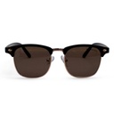 Mangrove Jacks - Mangrove Jacks Kids MJK72 C2 Shiny Dark Crystal Brown w Gold / Brown Polarised Lenses