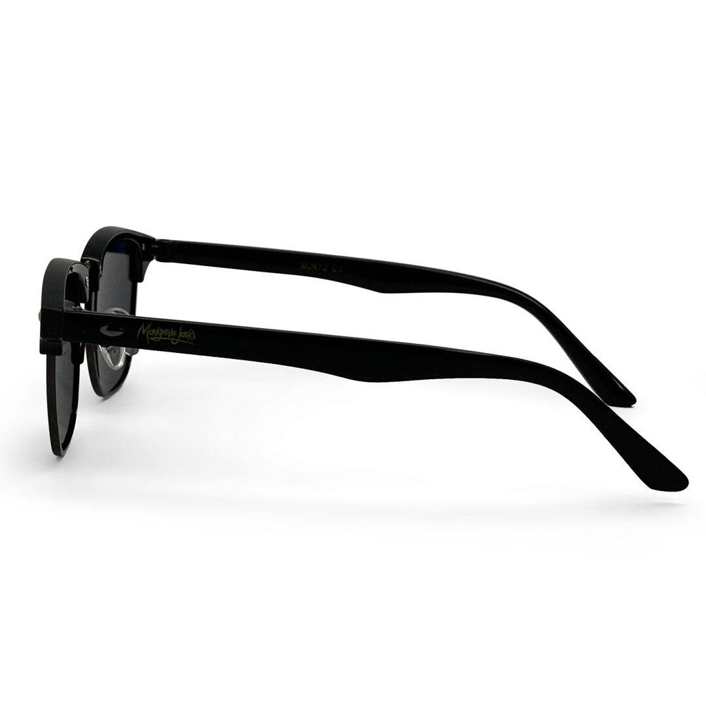 Mangrove Jacks - Mangrove Jacks Kids MJK72 C4 Shiny Black w Gunmetal / Smoke w Purple Revo Polarised Lenses