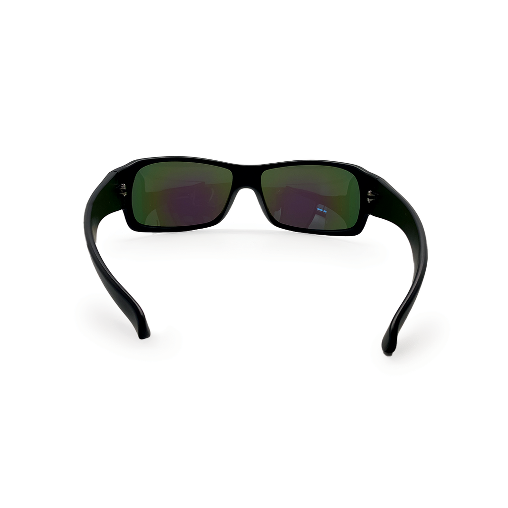 Mangrove Jacks Layback C11 Matte Black / Green Revo Polarised Lenses_17870