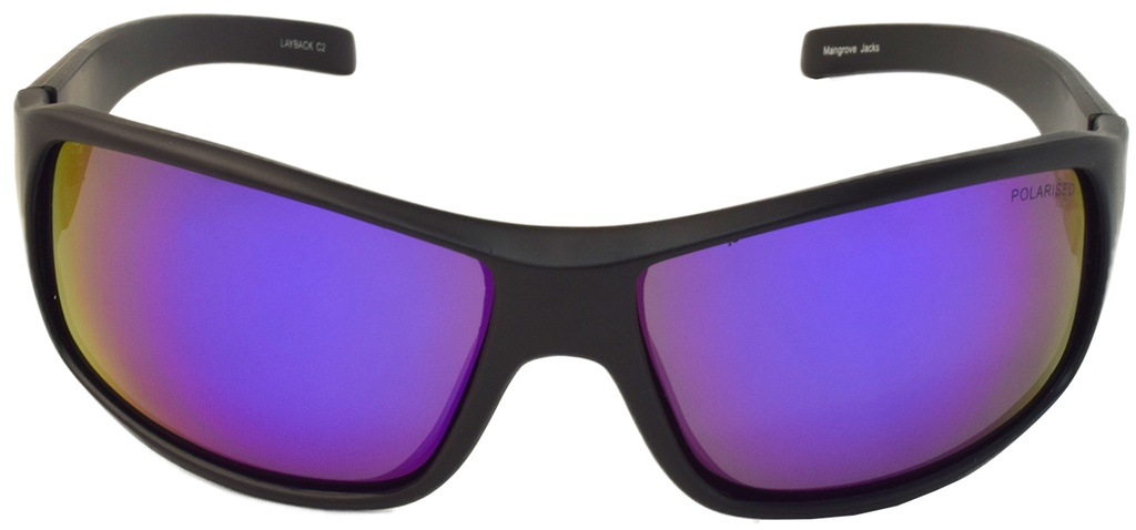 Mangrove Jacks - Mangrove Jacks Layback C2 Black / Blue Revo Polarised Lenses