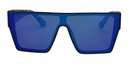 Mangrove Jacks - Mangrove Jacks Live and Let Live C2 Matte Black / Blue Revo Polarised Lenses