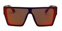 Mangrove Jacks Live and Let Live C3 Matte Black / Red Revo Polarised Lenses_17901
