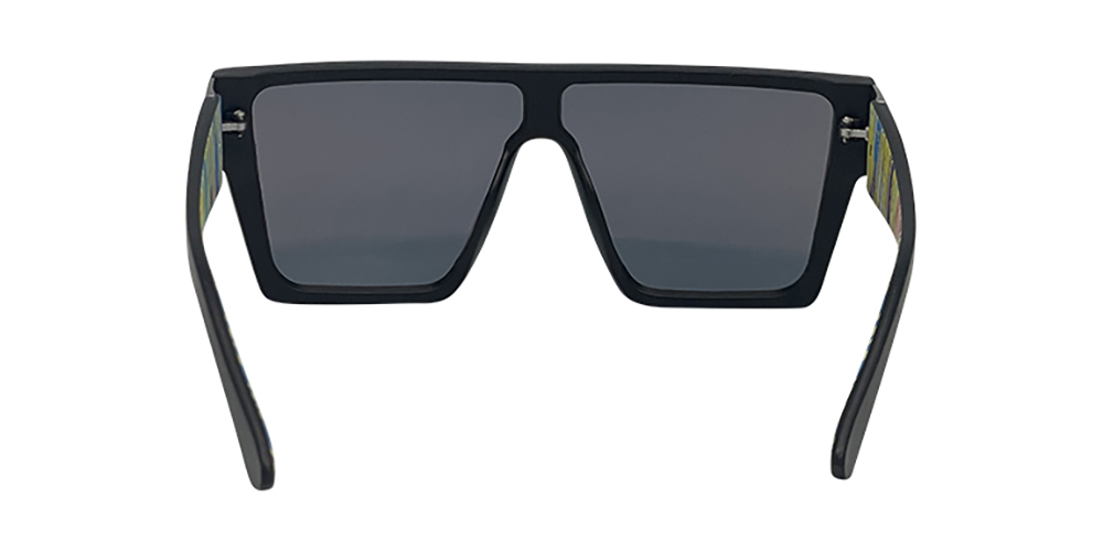 Mangrove Jacks Live and Let Live C8 Matte Black / Ice Blue Revo Polarised Lenses_17906
