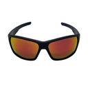 Mangrove Jacks - Mangrove Jacks Lockhart C3 Matte Black / Smoke w Red Revo Polarised Lenses