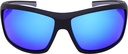 Mangrove Jacks Lombok C8 Matte Crystal Dark Brown & Matte Black / Ice Blue Revo Polarised Lenses_17916
