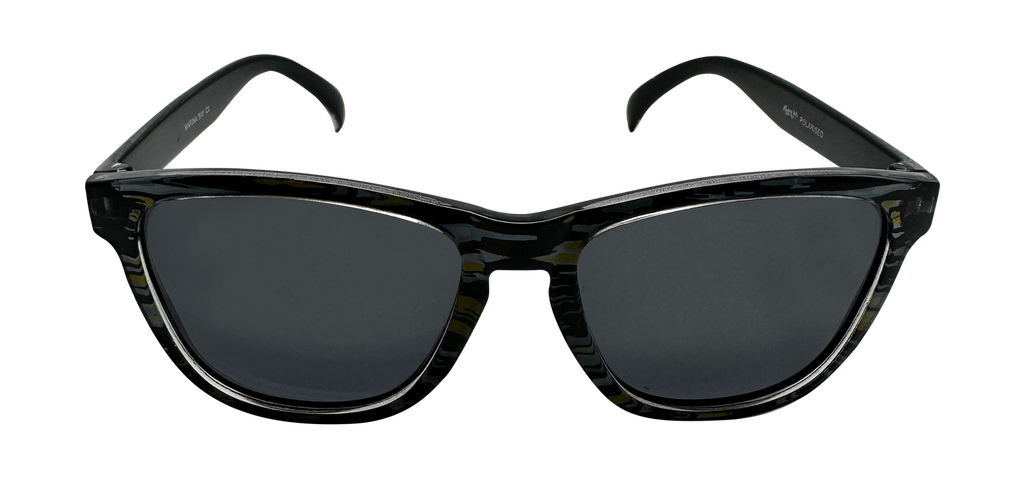 Mangrove Jacks Marina Bay C9 Crystal Stripe Print w Black Back Spray / Smoke Polarised Lenses_17928