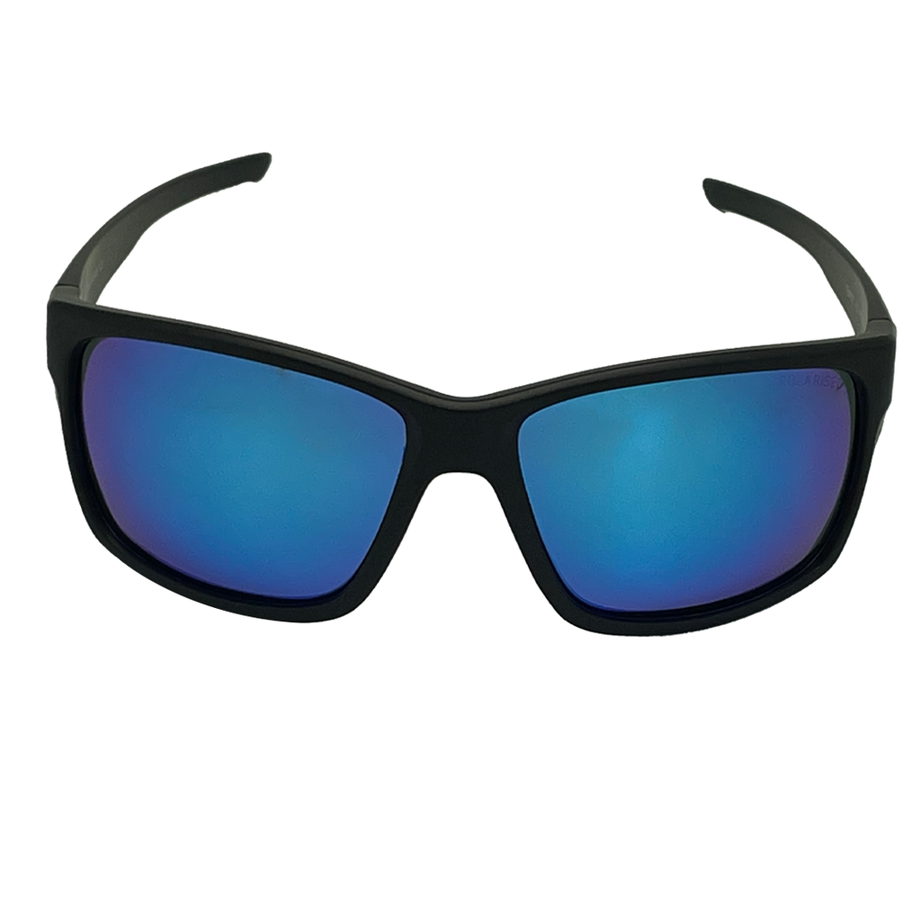 Mangrove Jacks - Mangrove Jacks Mulgrave C2 Matte Black / Smoke w Blue Revo Polarised Lenses