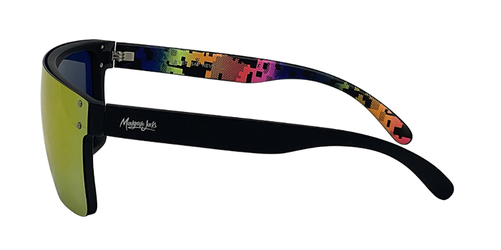 Mangrove Jacks - Mangrove Jacks Never Say Never C3 Matte Black / Red Revo Polarised Lenses