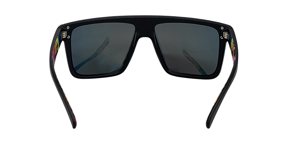 Mangrove Jacks Never Say Never C3 Matte Black / Red Revo Polarised Lenses_17956