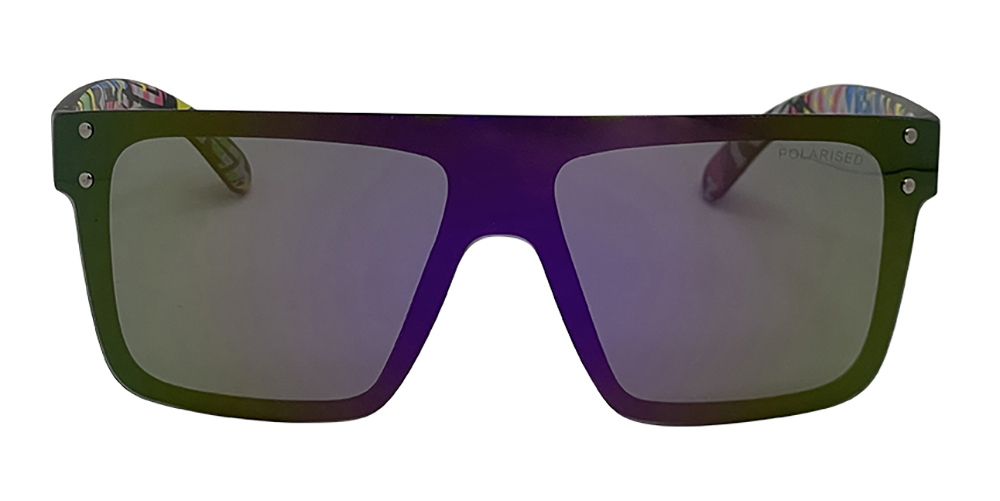 Mangrove Jacks Never Say Never C7 Matte Black / Purple Revo Polarised Lenses_17963