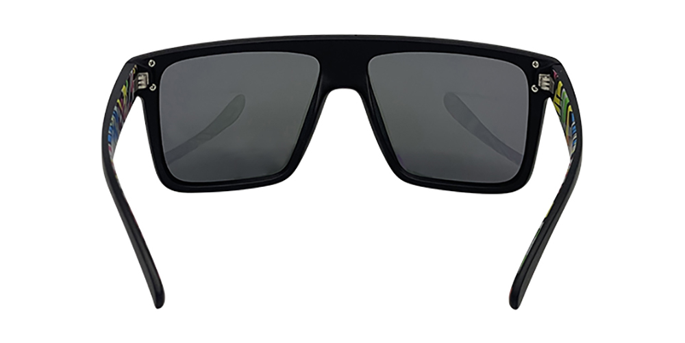 Mangrove Jacks Never Say Never C7 Matte Black / Purple Revo Polarised Lenses_17965