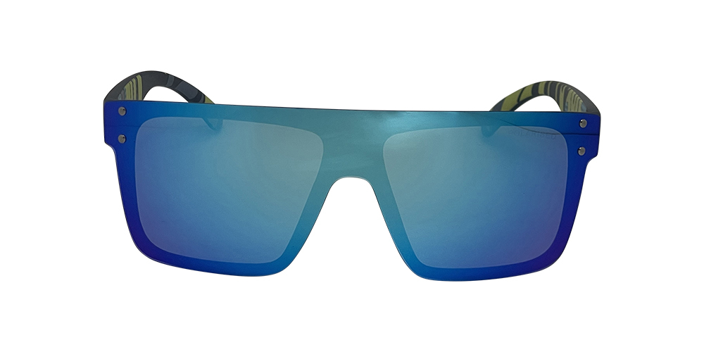 Mangrove Jacks - Mangrove Jacks Never Say Never C8 Matte Black / Ice Blue Revo Polarised Lenses
