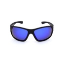 Mangrove Jacks - Mangrove Jacks North Bank C2 Matte Black / Blue Revo Polarised Lenses
