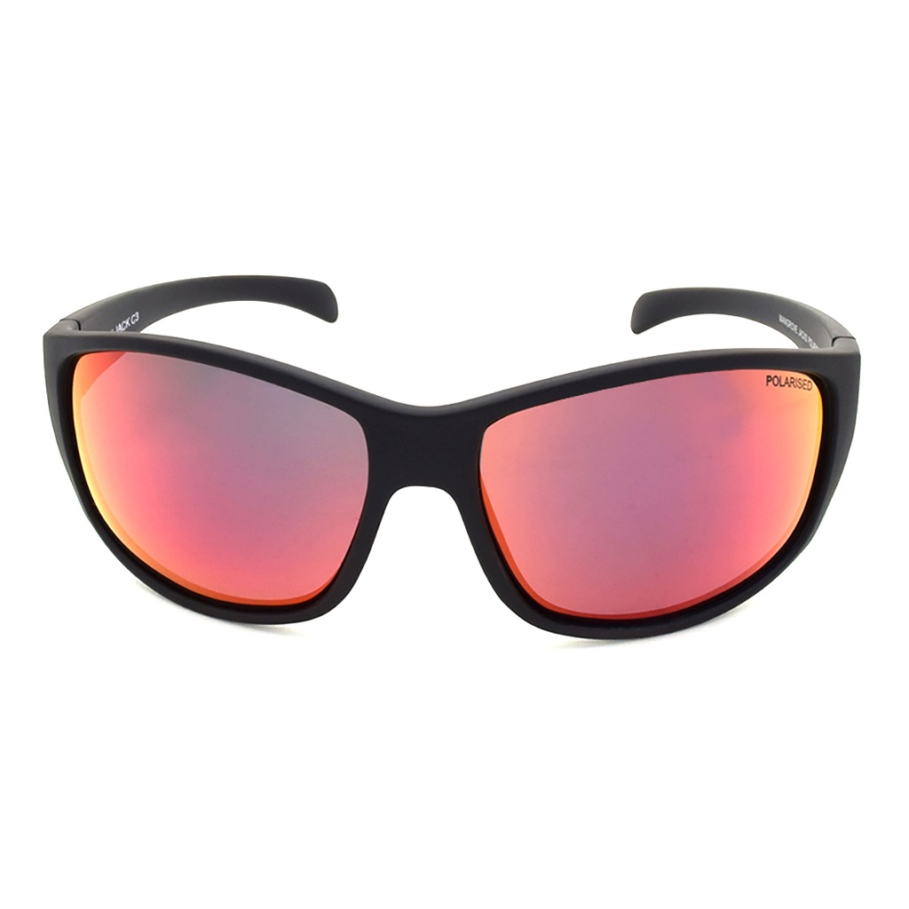 Mangrove Jacks Outback Jack C3 Matte Black / Red Revo Polarised Lenses_17977
