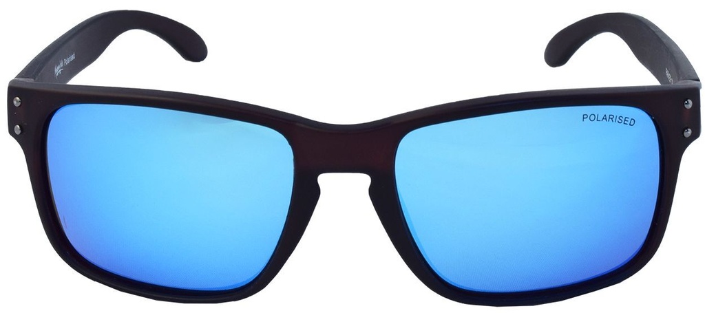 Mangrove Jacks - Mangrove Jacks Parker C8 Matte Black / Ice Blue Revo Polarised Lenses