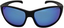 Mangrove Jacks - Mangrove Jacks Plastered C8 Matte Black / Ice Blue Revo Polarised Lenses