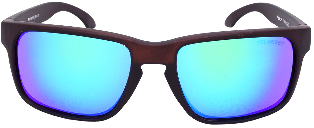 Mangrove Jacks Razorback C11 Matte Black / Green Revo Polarised Lenses_18026