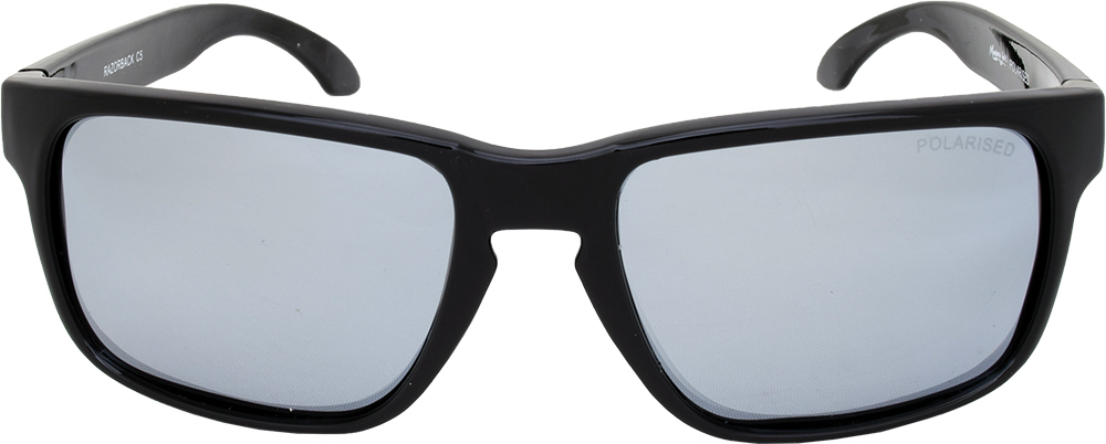 Mangrove Jacks Razorback C5 Black / Silver Mirror Polarised Lenses_18032