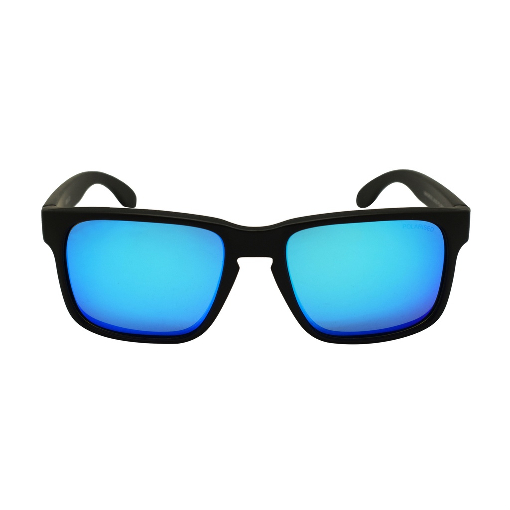 Mangrove Jacks - Mangrove Jacks Reno C8 Matte Black / Ice Blue Revo Polarised Lenses