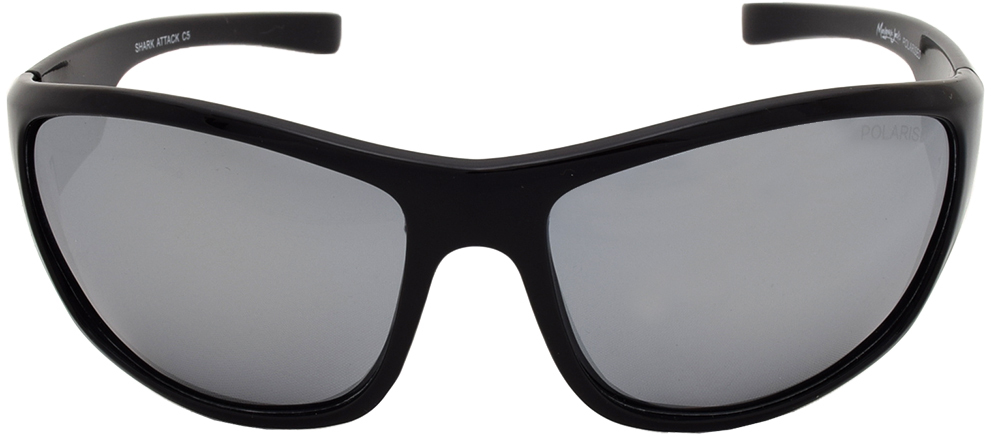 Mangrove Jacks Shark Attack C5 Black / Silver Mirror Polarised Lenses_18054