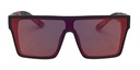 Mangrove Jacks Sin by The Sea C3 Matte Black / Red Revo Polarised Lenses_18074