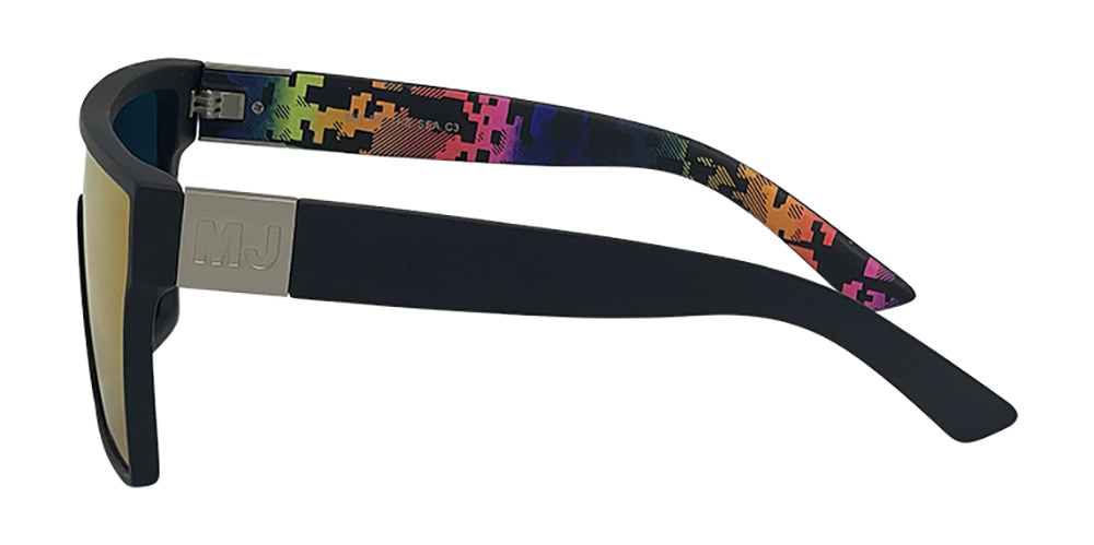 Mangrove Jacks Sin by The Sea C3 Matte Black / Red Revo Polarised Lenses_18075