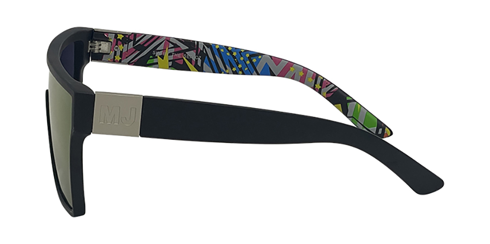 Mangrove Jacks Sin by The Sea C7 Matte Black / Purple Revo Polarised Lenses_18084