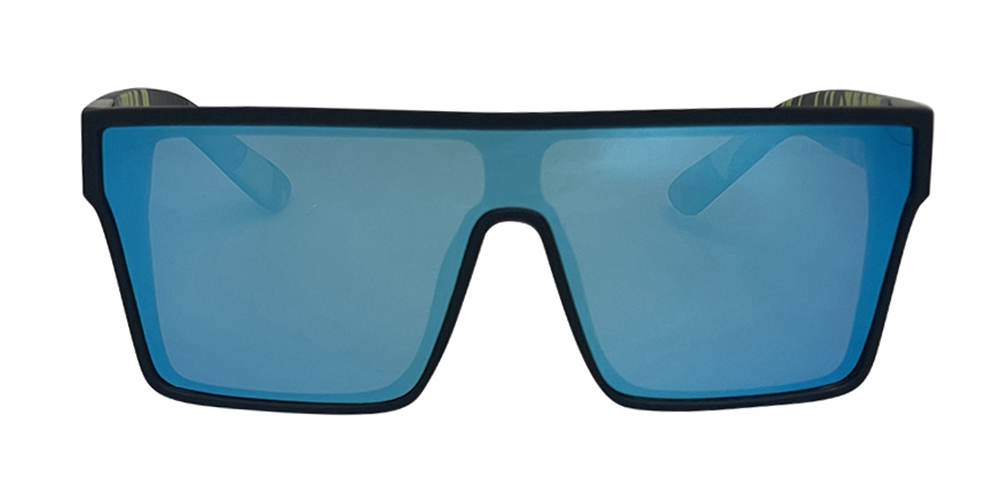 Mangrove Jacks - Mangrove Jacks Sin by The Sea C8 Matte Black / Ice Blue Revo Polarised Lenses