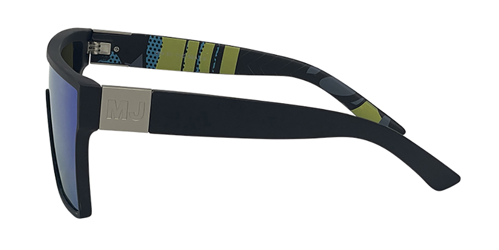 Mangrove Jacks Sin by The Sea C8 Matte Black / Ice Blue Revo Polarised Lenses_18087