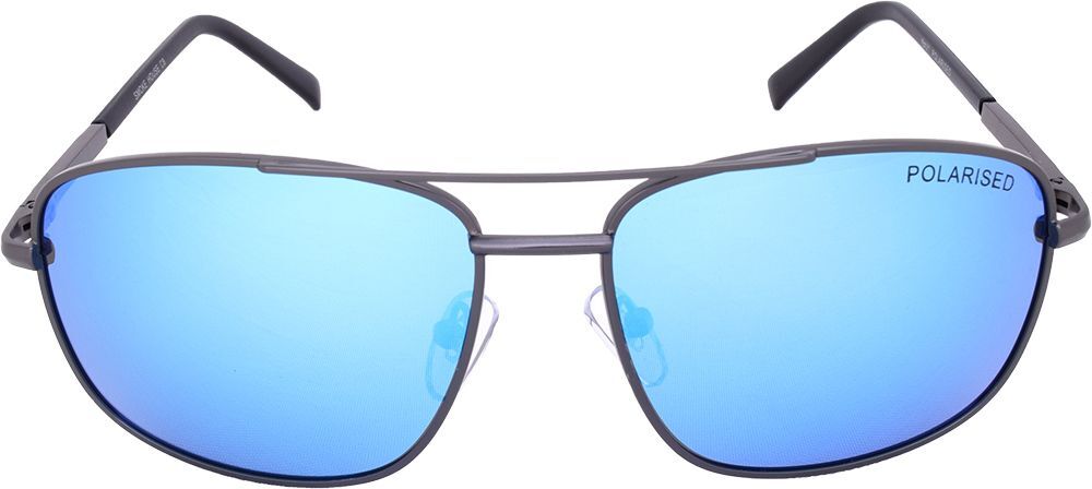 Mangrove Jacks Smoke House C8 Matte Gunmetal / Ice Blue Revo Polarised Lenses_18099