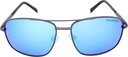 Mangrove Jacks Smoke House C8 Matte Gunmetal / Ice Blue Revo Polarised Lenses_18099