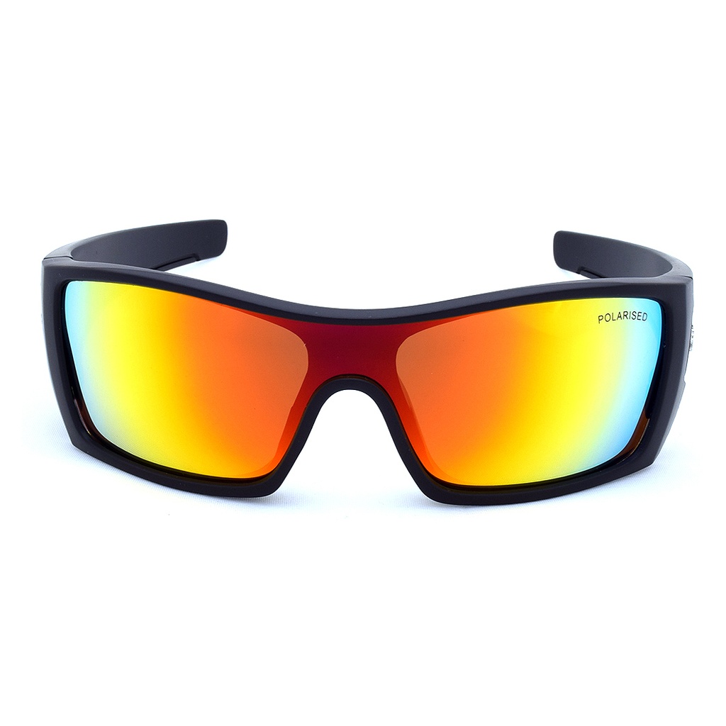 Mangrove Jacks Sparta C3 Matte Black / Red Revo Polarised Lenses_18108