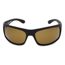 Mangrove Jacks Super Hawk C4 Matte Black / Brown Polarised Lenses_18150
