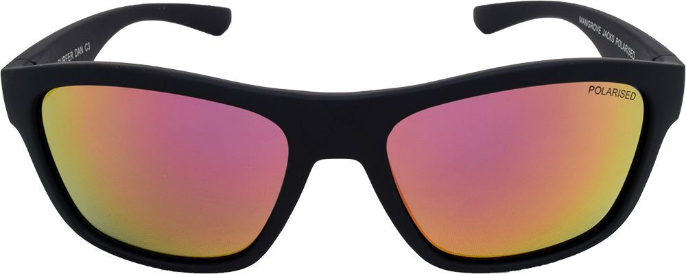 Mangrove Jacks Surfer Dan C3 Matte Black / Black Red Revo Polarised Lenses_18155