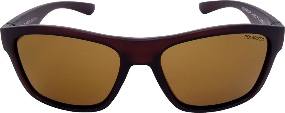 Mangrove Jacks Surfer Dan C4 Matte Crystal Dark Brown / Brown Polarised Lenses_18156