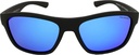 Mangrove Jacks Surfer Dan C8 Matte Black / Ice Blue Revo Polarised Lenses_18157