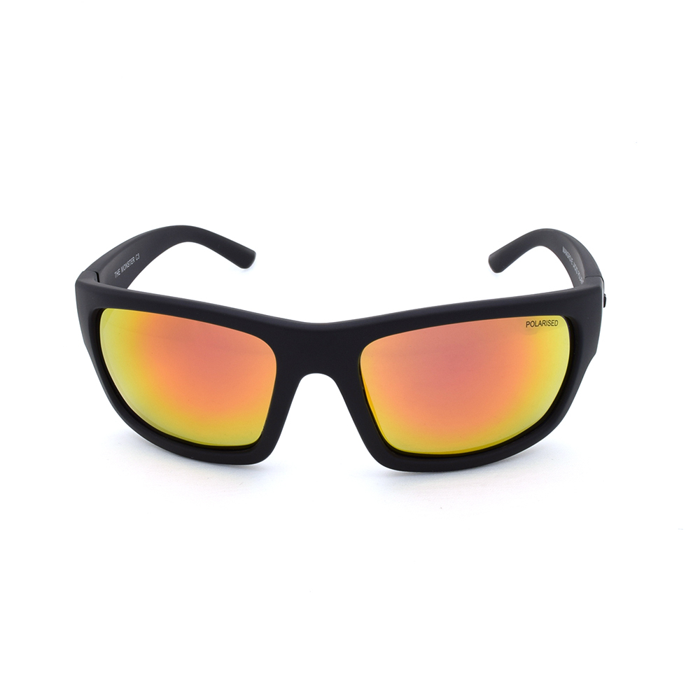 Mangrove Jacks The Monster C3 Matte Black / Red Revo Polarised Lenses_18162