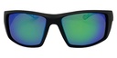 Mangrove Jacks - Mangrove Jacks Tromso C11 Matte Black / Green Revo Polarised Lenses