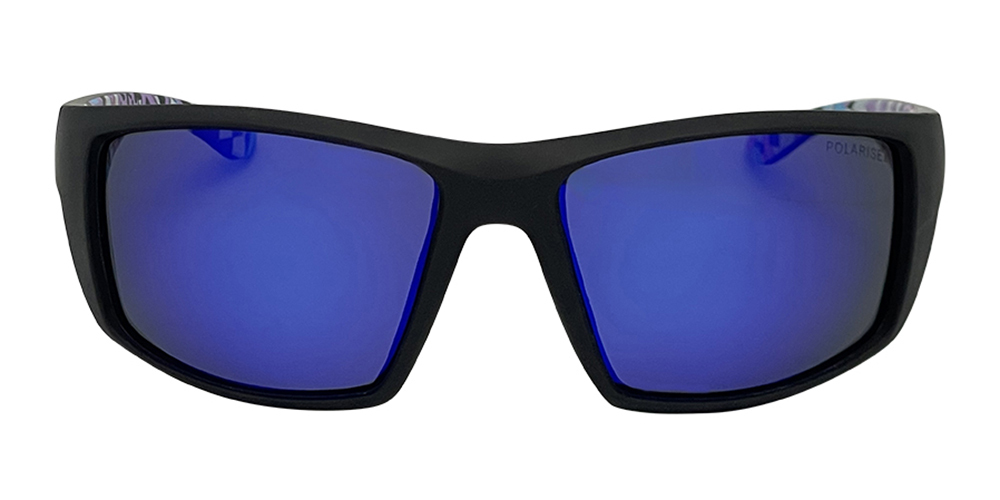 Mangrove Jacks - Mangrove Jacks Tromso C2 Matte Black / Blue Revo Polarised Lenses