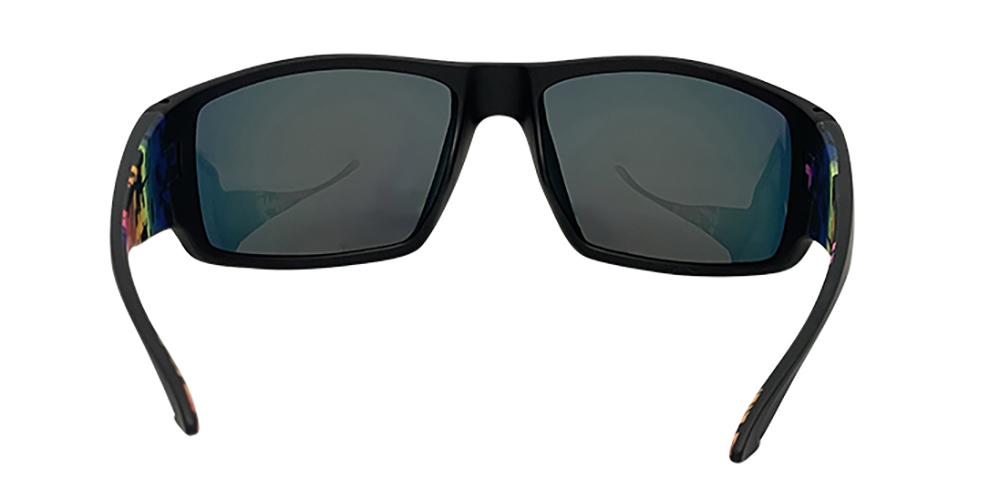 Mangrove Jacks Tromso C3 Matte Black / Red Revo Polarised Lenses_18199