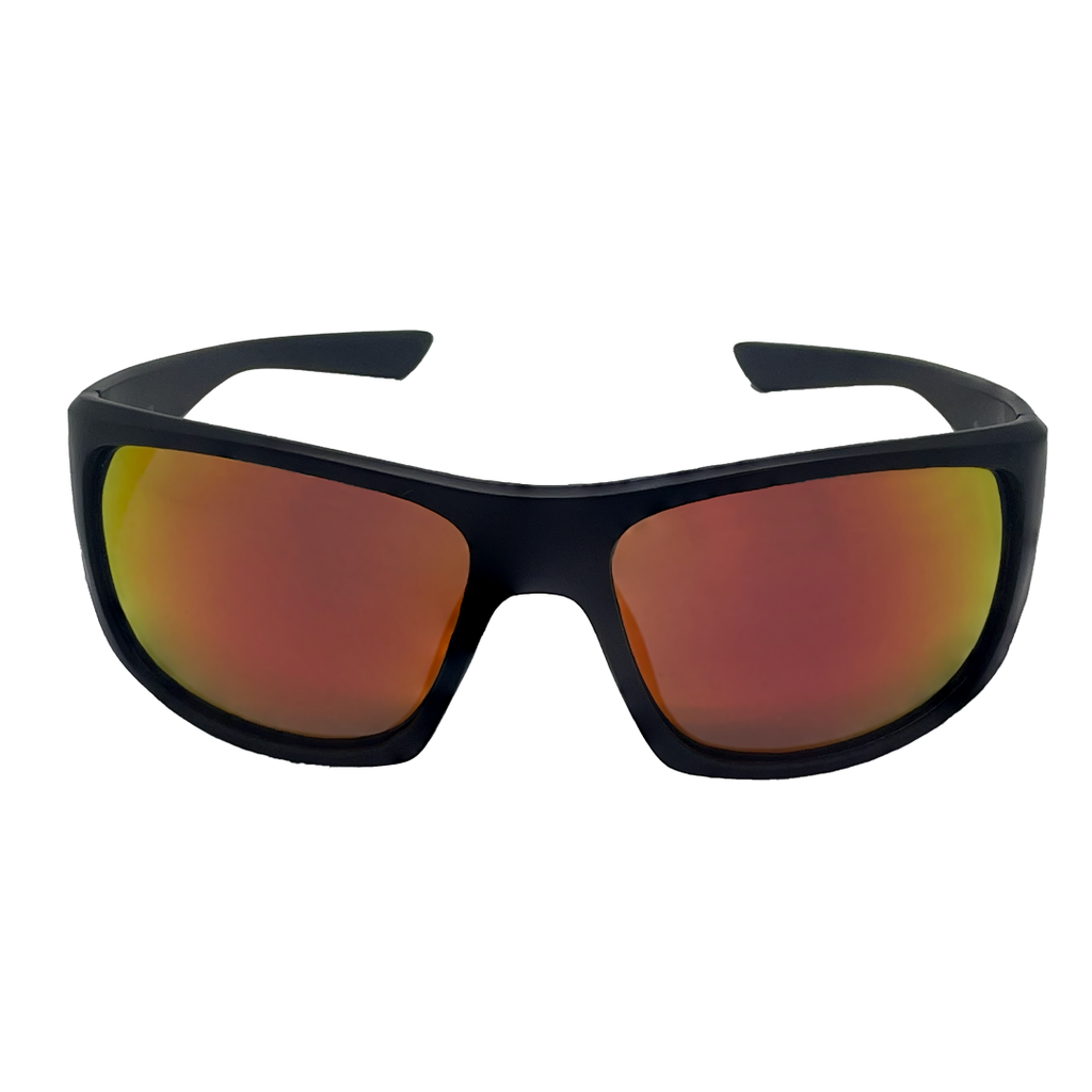 Mangrove Jacks Warrego C3 Matte Black / Smoke w Red Revo Polarised Lenses_18231