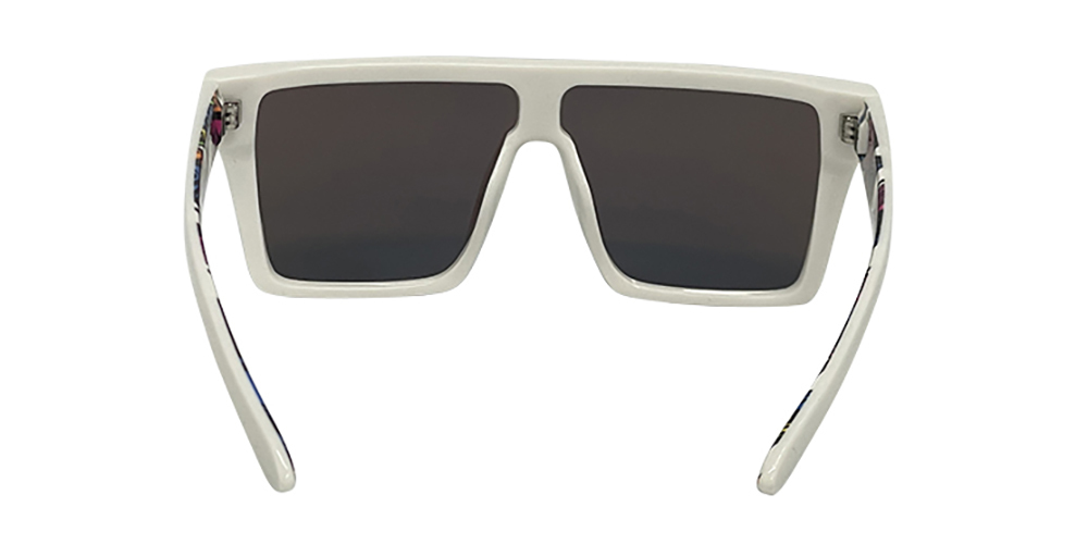 Mangrove Jacks What You Need C10 Shiny White / Ice Blue Revo Polarised Lenses_18240