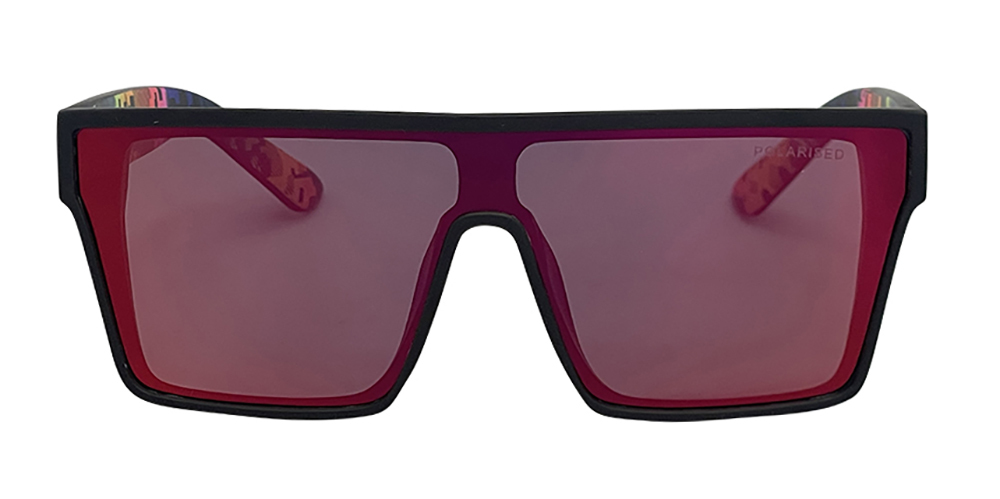 Mangrove Jacks What You Need C3 Matte Black / Red Revo Polarised Lenses_18244