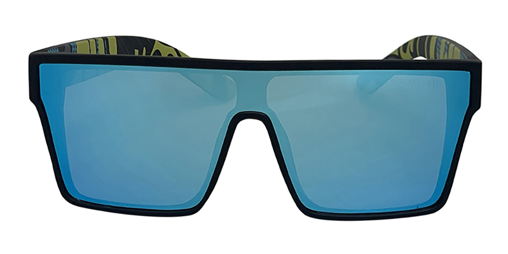 Mangrove Jacks - Mangrove Jacks What You Need C8 Matte Black / Ice Blue Revo Polarised Lenses