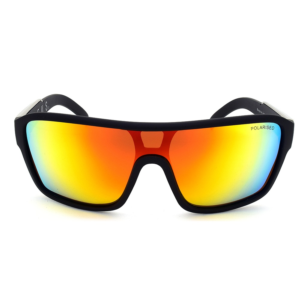 Mangrove Jacks - Mangrove Jacks Zeus C3 Matte Black / Red Revo Polarised Lenses