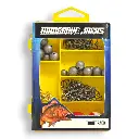 Mangrove Jacks Trout Fishing Pack | Hooks, Swivels, Floats, and Sinkers in Tackle Box_2299