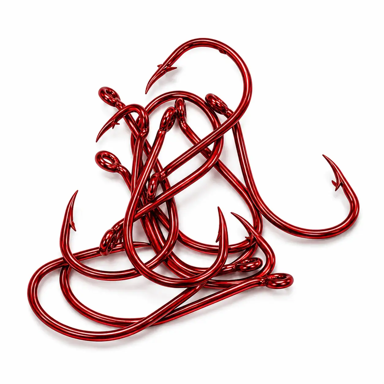 Mangrove Jacks - Mangrove Jacks Suicide Hook Red | Size 3/0 | 9 Pack