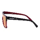 Mangrove Jacks - Mangrove Jacks Big Noggin C3 Matte Black w Matte Crystal Red / Red Revo Mirror Polarised Lenses